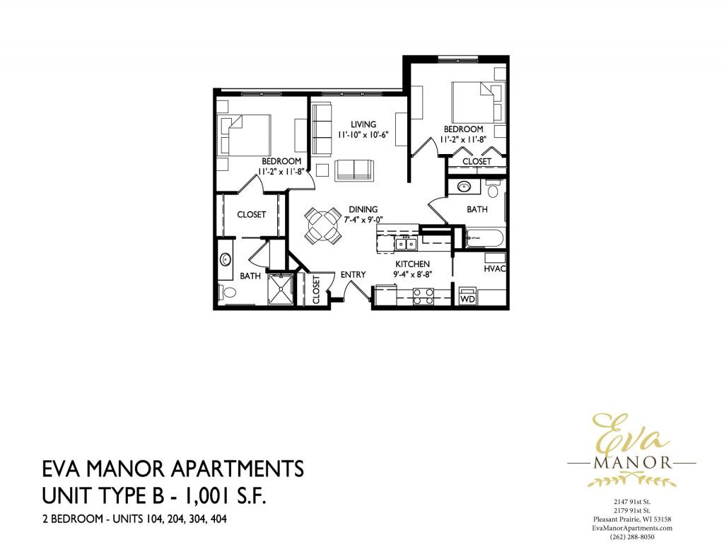 senior apartments in pleasant prairie, 1 &2 bedroom senior apartments, senior apartment floor plans